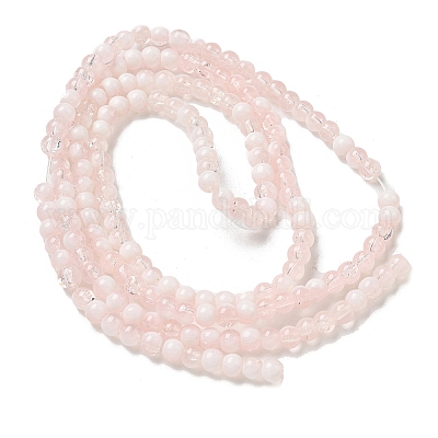 Стеклянные бусины кракле GLAA-U001-4mm-12-1