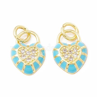 Стойки обшивки латунь микро проложить Циркон подвеску KK-H428-04G-1