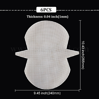 Пластиковая сетка&nbsp;LS-DIY-WH0045-39D-1