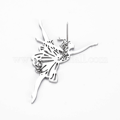 Не тускнеющая брошь танцовщица JEWB-N007-001P-FF-1