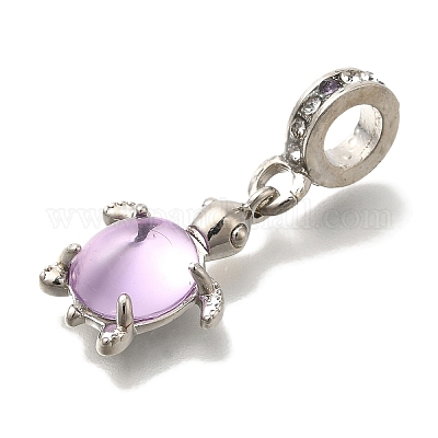 Подвески из сплава со стразами в стойке в европейском стиле FIND-H005-45-1