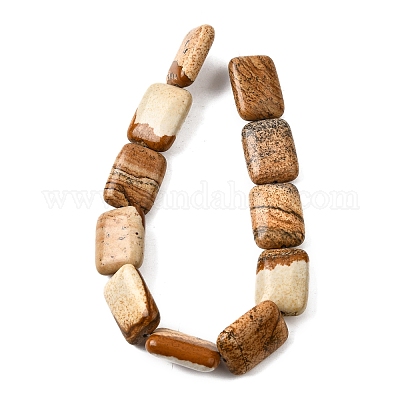 Естественного изображения яшмы бисер нитей G-S386-A14-1