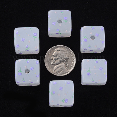 Окрашенные акриловые бусины &nbsp;MACR-S374-11C-05-1