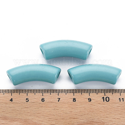 Непрозрачные акриловые бусины MACR-S372-001B-13-4714-1