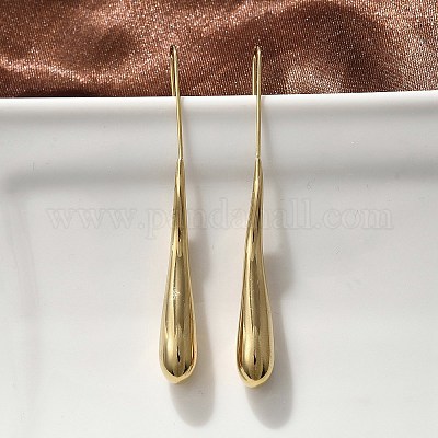 Серьги-подвески из нержавеющей стали 304 EJEW-U048-01G-1