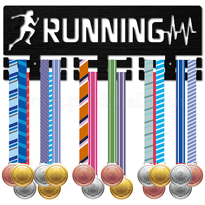 Вешалка для медалей из модного дерева ODIS-WH0041-161-1