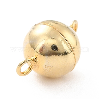 925 магнитные застежки из стерлингового серебра STER-A001-02A-G-1