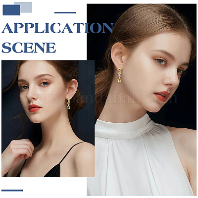 Латунный винт для фиксации на серьгах KK-ME0001-87-1