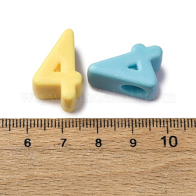 Непрозрачные акриловые бусины OACR-S072-04B-1