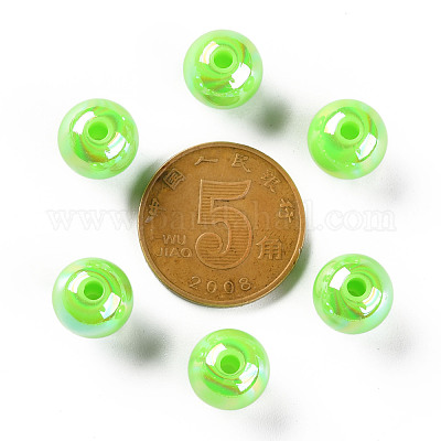 Непрозрачные акриловые бусины X-MACR-S370-D10mm-A30-1