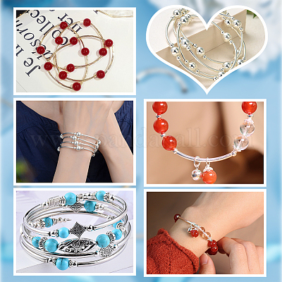 16 шт. 4 латунных трубчатых бусин KK-BBC0010-70-1