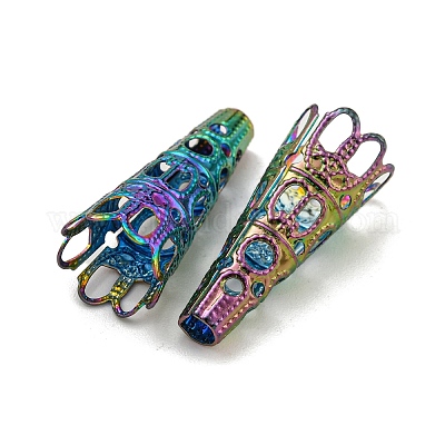 Ионное покрытие (IP) полая конусная бусина из нержавеющей стали 304 STAS-L273-02RC-1