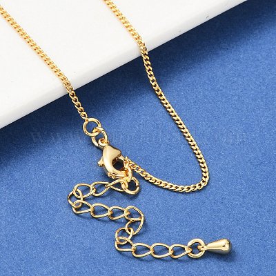 Долговечные латунные ожерелья с ожерельем из латуни X-NJEW-K112-07G-NF-1