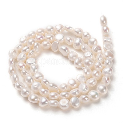 Нити из натурального культивированного пресноводного жемчуга PEAR-N014-04B-1