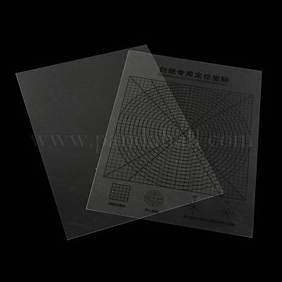 2шт / комплект пластиковых поделок бумага рюш инструменты рисунки координат&nbsp;DIY-R023-13-1