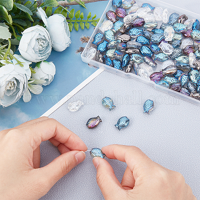 Наборы для самостоятельного изготовления браслетов из рыбок DIY-SC0020-12B-1