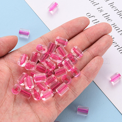 Прозрачные акриловые бусины TACR-S154-17A-82-1