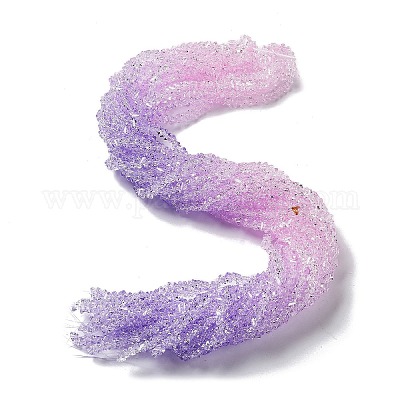 Прозрачные стеклянные бусины&nbsp;GLAA-H023-03I-1