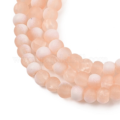 Матовое стекло треск бисер нитей X1-GLAA-U001-4mm-M05-1