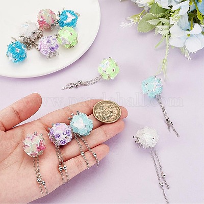 12шт 6 цвета полимерной глины ручной работы со смолой CLAY-AR0001-36B-1