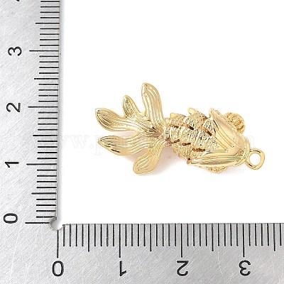 Латунные микропаве прозрачные подвески с фианитом KK-U064-18C-G-1