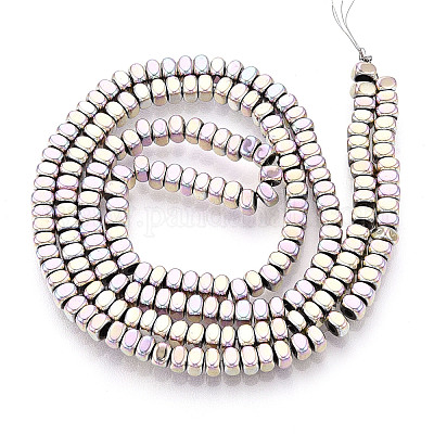 Гальванические нити из синтетических немагнитных гематитовых бусин G-T139-61D-1