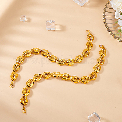 Пластиковые зажимы для шляп Shell ccb AJEW-GO00026-1