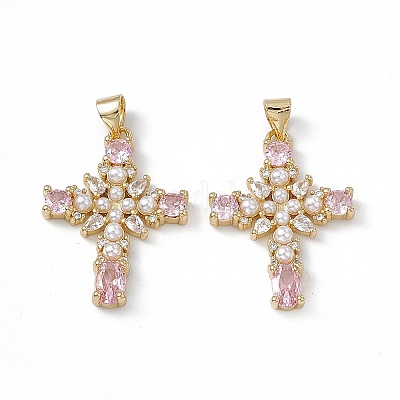 Стойки обшивки латунь микро проложить Циркон подвеску KK-G451-02G-1