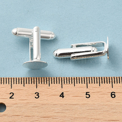 Латунные запонки  KK-C2914-S-1