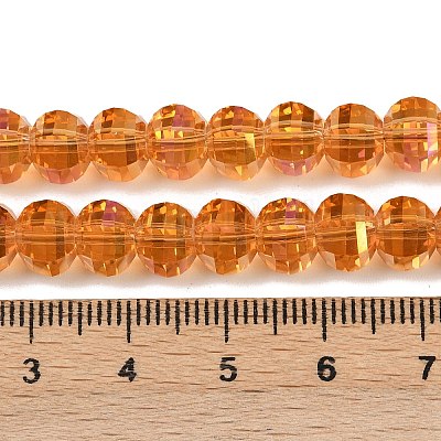 Гальванизируйте прозрачное стекло бисер нитей EGLA-B011-08A-HP03-1