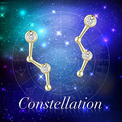 925 стерлингового серебра уха шпильки JE564C-1