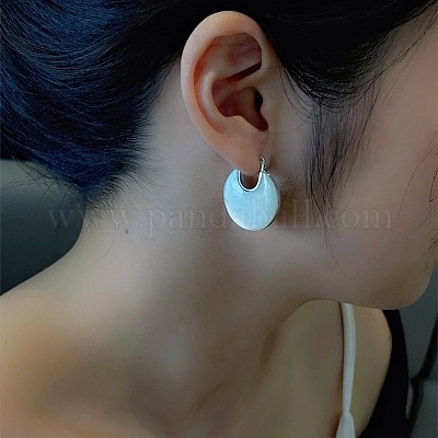 Серьги-кольца из латуни FS-WG2D5AE-01-1