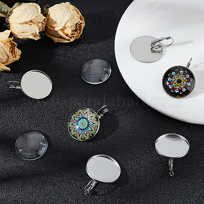 Набор для самостоятельного изготовления сережек-куполов DIY-UN0052-10-1