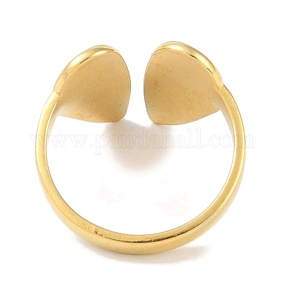 Кольца-манжеты из нержавеющей стали 304 с ионным покрытием (IP) RJEW-L107-084G-01-1