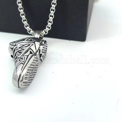 Ожерелья из нержавеющей стали с подвеской в виде спортивной обуви для мужчин PX8427-1