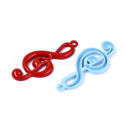 Спрей окрашены сплава большие кулоны PALLOY-T092-86M-1