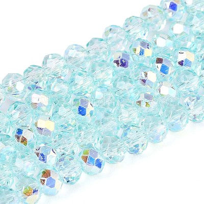 Прозрачные стеклянные бусины EGLA-N016-3mm-01-1