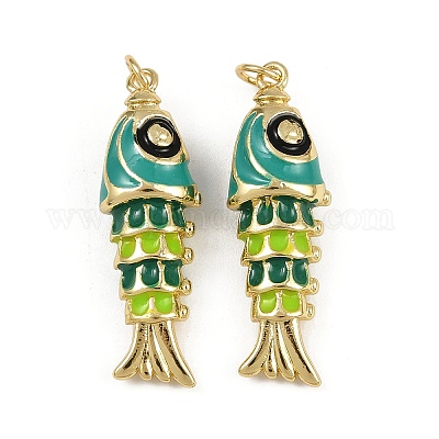 Латунь эмаль подвески KK-L241-23G-01-1