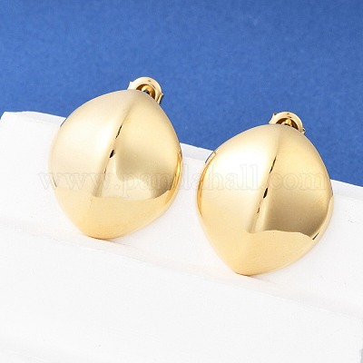 Серьги-гвоздики из нержавеющей стали 304 EJEW-G423-35A-G-1