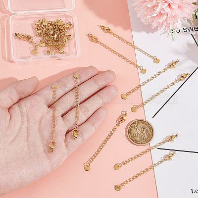 20 шт. удлинитель цепи из нержавеющей стали 304 STAS-UN0060-87G-1