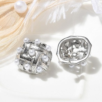 Серьги-гвоздики из нержавеющей стали 304 EJEW-B108-08P-1