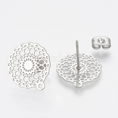 Фурнитура для сережек-гвоздиков из нержавеющей стали марки 304 STAS-S079-32B-1