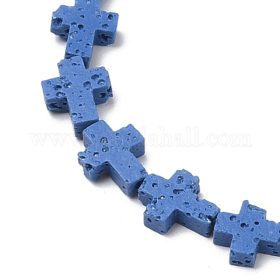 Синтетические бусины из лавы G-B087-01A-09-1