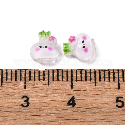 Непрозрачные десять видов растительных кабошонов из смолы CRES-R459-01A-1