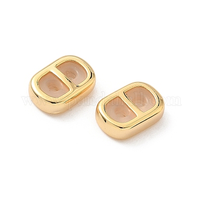 Латунные силиконовые слайд-шармы KK-C099-06A-G-1