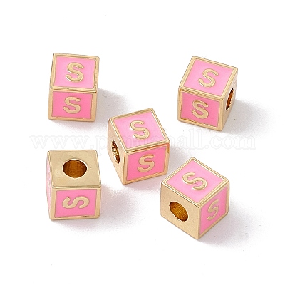 Стойки покрытие латунь эмаль бисер KK-B060-04G-05S-1