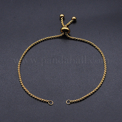 Регулируемые браслеты из нержавеющей стали 201 слайдер изготовление STAS-S105-JN646-2-1