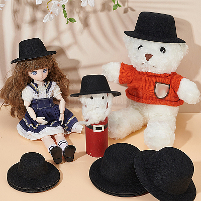 10 шт. 2 стиля eva ткань таблетка стюардесса чародей шляпа основа для шляпного магазина DIY-AR0004-81-1