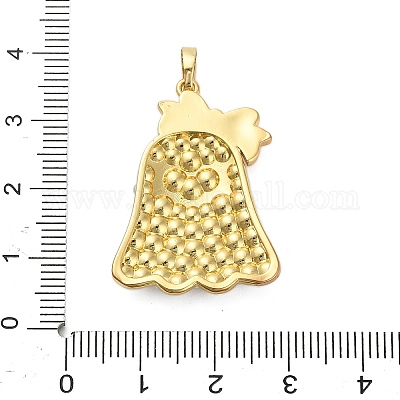 Подвески из латуни и эмали на Хэллоуин KK-F915-02A-G-1