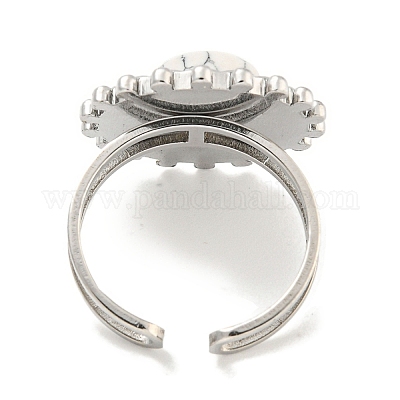 Кольца-манжеты из синтетической бирюзы из нержавеющей стали 304 G-Z056-08P-01-1